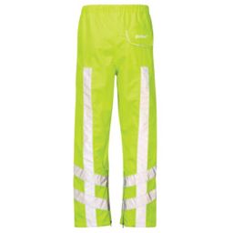 Hi-Vis Trousers, Waterproof, Yellow thumbnail-1