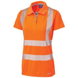 PIPPACOTT Women's Hi-Vis Polo Shirt, Orange thumbnail-0