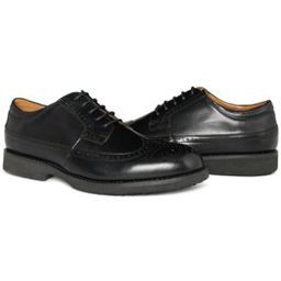 INDIANA Black Brogue Shoes, SRC thumbnail-3