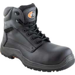 Black Derby Safety Boots thumbnail-0