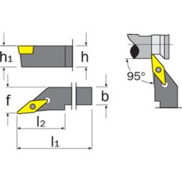 External Toolholders - Screw-On - SVLB R/L thumbnail-1