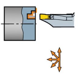 C6-LF1 CoroCut 1-2 cutting unit for face grooving thumbnail-3