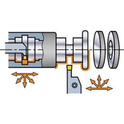 LAG551 T-Max Q-Cut head for grooving thumbnail-3