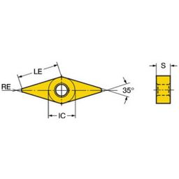 VNMG Turning Inserts Grade 1125 thumbnail-1