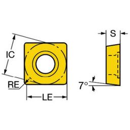 SCMT Turning Inserts Grade H13A thumbnail-1