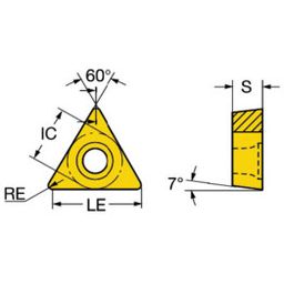 TCMX Turning Inserts Grade 1525 thumbnail-1