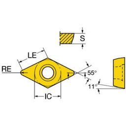 DPMT Turning Inserts Grade 1125 thumbnail-1