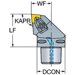 C4-DCLNL/R T-MaxⓇ P Cutting Unit For Turning thumbnail-1