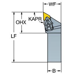 DDJNL/R T-MaxⓇ P Shank Tool For Turning thumbnail-1