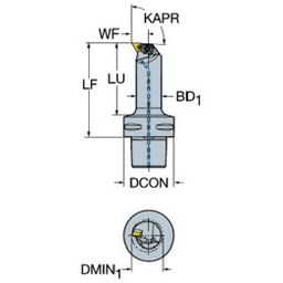 C4-DDUNL/R  T-Max P cutting unit for turning thumbnail-1