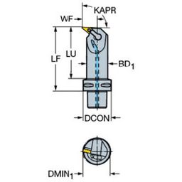 C5-MVUNL/R T-Max P cutting unit for turning thumbnail-1