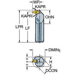 A Style - SDXPL/R CoroTurnⓇ 111 Boring Bar For Turning thumbnail-1