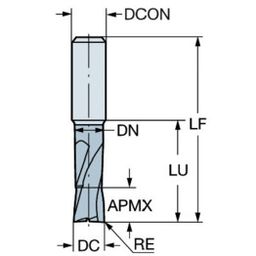 R216.2 CoroMill Plura solid carbide end mill for Hard Part Milling thumbnail-1