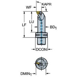 C5-PTFNL/R T-Max P Cutting Unit For Turning thumbnail-1