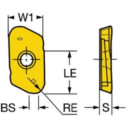 R790 Milling Insert Grade H13A thumbnail-1