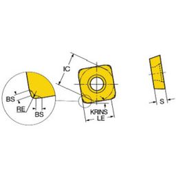 R210 CoroMillⓇ 210 Milling Inserts Grade 1020 thumbnail-1