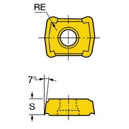 LCMX Coromant U Inserts For Drilling, Grade 3040 thumbnail-1