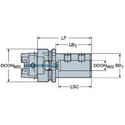 Series 392.41027 HSK To ISO9766 Adaptor thumbnail-1