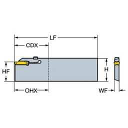 RF123M CoroCut 1-2 blade for parting thumbnail-1