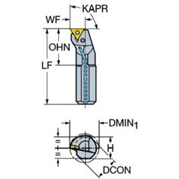 A Style - PTFNL/R T-MaxⓇ P Boring Bar For Turning thumbnail-1