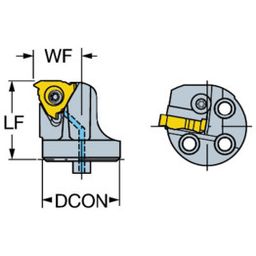 SL-266 CoroThread 266 head for thread turning thumbnail-1