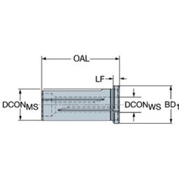 EF40 Cylindrical sleeve with Easy-Fix positioning thumbnail-1