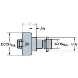 Series 391.05 VL to Arbor Adaptor thumbnail-1