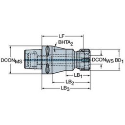 Series C10.391.14 Coromant Capto® To ER Collet Chuck thumbnail-1