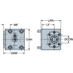 C5TRI Manual Clamping Unit For BMT Turrets thumbnail-1