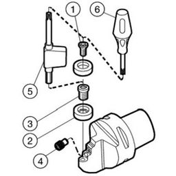 C6-SRSCL/R CoroTurn 107 Cutting Unit For Turning thumbnail-2