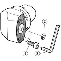 C5-SL7 Coromant Capto to CoroTurn SL70 adaptor thumbnail-2