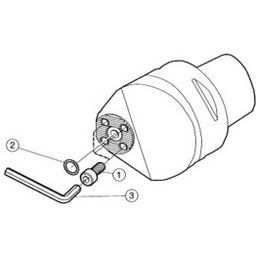 Series C10.570.40 Coromant Capto® To CoroTurn® SL Adaptor thumbnail-2