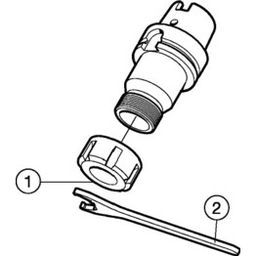 Series 392.41014 HSK To ER Collet Chuck thumbnail-2