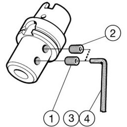 Series 392.41020 HSK To Weldon Adaptor thumbnail-2