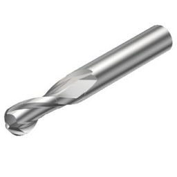 2B330 CoroMill® Plura Solid Carbide 2 Flute Ball Nose End Mill For Profiling - Grade H10F  thumbnail-0