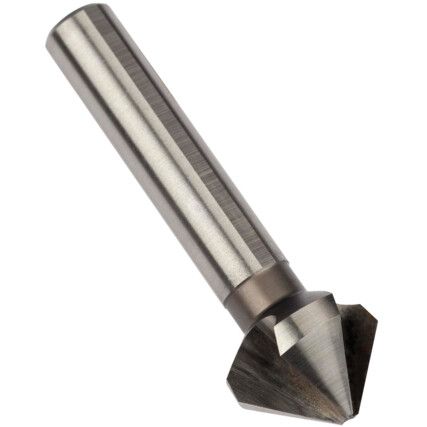 G106, 90°, Countersink, 2.5 - 10.4mm, Tri-Flat Shank, 3 fl, High Speed Steel