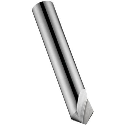 G129, 90°, Countersink, 6mm, Straight Shank, 1 fl, High Speed Steel