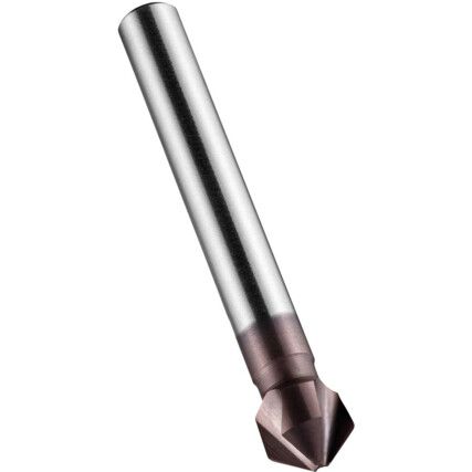 G171, 100°, Countersink, 2.5 - 10.4mm, Straight Shank, 3 fl, High Speed Steel