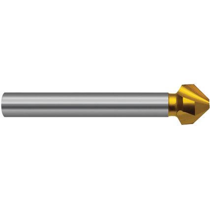 327, 90°, Countersink, 12.4mm, Straight Shank, 3 fl, High Speed Steel