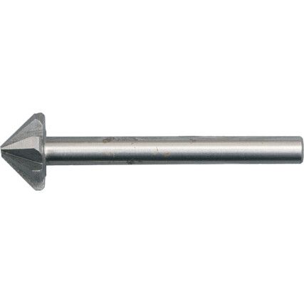 90°, Countersink, 1/2in., Straight Shank, 6 fl, Cobalt High Speed Steel