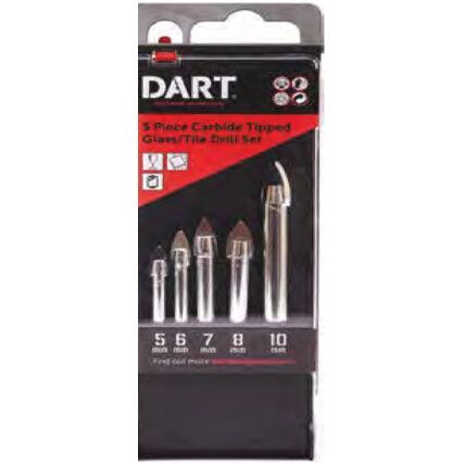 TDCSET5, Masonry Drill Bit, 5-10mm, Straight