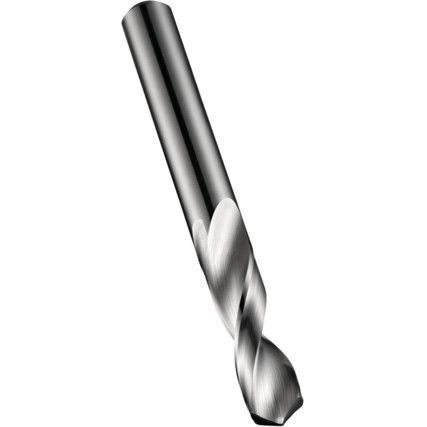 R120, Stub Drill, 8.6mm, Carbide, Bright