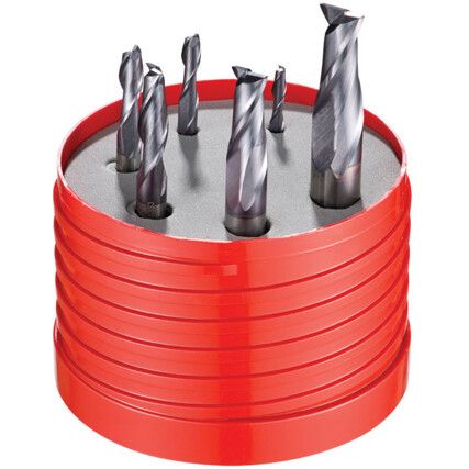 S991 SET 922 6-PCE Carbide Standard Slot Drill Set -  TIALN Coated