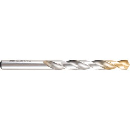 A002, Jobber Drill, 11.2mm, Normal Helix, High Speed Steel, TiN-Tipped