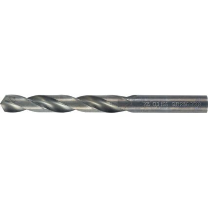 205, Jobber Drill, 13mm, Low Helix, High Speed Steel, Steam Oxide