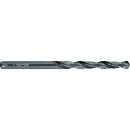 Jobber Drill, 4.6mm, Normal Helix, High Speed Steel, Black Oxide