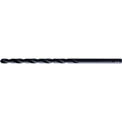 L100, Long Series Drill, 3/32in., Long Series, Straight Shank, High Speed Steel, Steam Tempered