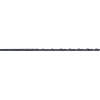 L100, Long Series Drill, 2.5mm, Long Series, Straight Shank, High Speed Steel, Steam Tempered