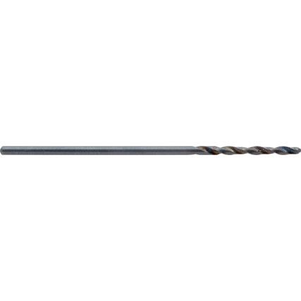 Jobber Drill, 1mm, Normal Helix, High Speed Steel, Black Oxide