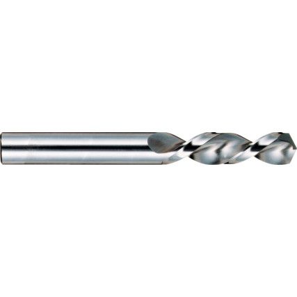 A920, Stub Drill, 6.4mm, Cobalt High Speed Steel, Bright